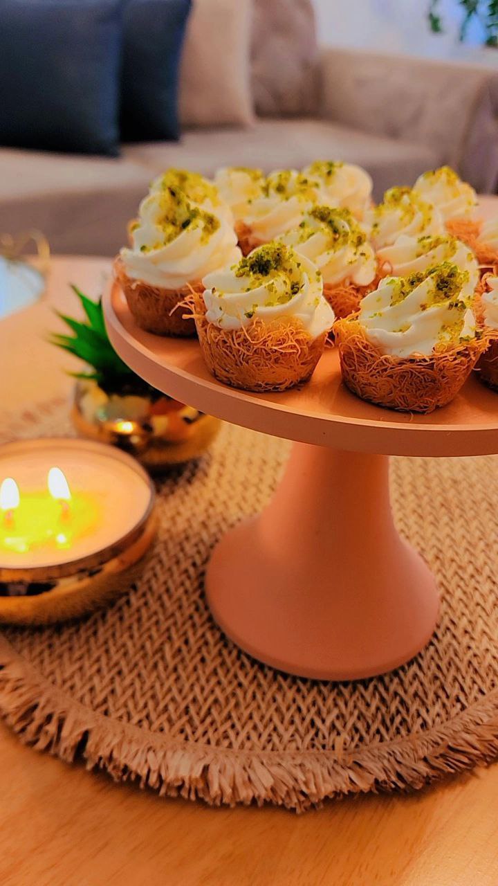 كورس عش الكنافه بحشوة كريمة الجبنة